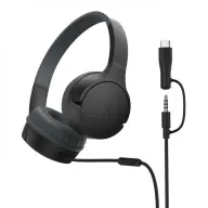 BELKIN Soundform Mini vezetékes fejhallgató gyerekeknek USB-C fekete