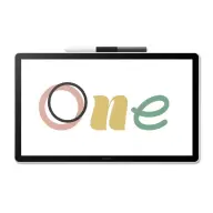 WACOM One 14 grafički displej svetlo siva