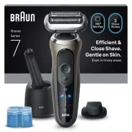 BRAUN Series 7 72-C7200CC Wet&Dry electric aparat de ras husă de transport negru