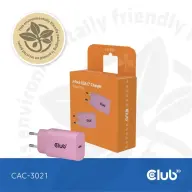 CLUB3D 2-Pack USB C Charger 30 Watt roz