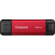 KINGSTON 512GB Dual Portable Solid-State Drive USB 3.2 Gen 2 rot schwarz SPSD/512GB