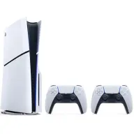 SONY Playstation 5 Chassis E 1TB + 2 DualSense Kontroller Weiß