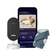 OWLET Dream Sock Okos zokni 0-18 hó + Owlet Dream Sight kamera éjkék