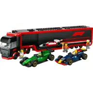 LEGO City F1-es kamion. RB20 és AMR24 F1-es autókkal 60445
