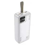 TRACER Blaze Power Bank 30000mAh 65W fehér