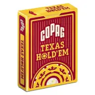 CARTAMUNDI COPAG Texas Holdem Gold piros 2 nagy indexes 100% plasztik póker kártya
