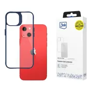 3MK Satin Armor Case+ case iPhone 13 blue-transparent