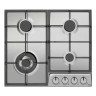 AMICA HGSL60I Hot plate gas 4 zóna Silver
