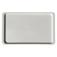 1605MUA006 Tálca szögletes műanyag 53x32.5cm Fehér-mákos