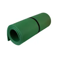 Fitnesz matrac pánttal PE 180x70x1 cm zöld