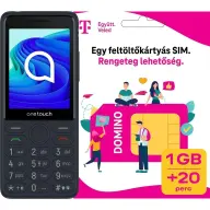 TCL 4042S 4G DS 2025 + Telekom Domino feltöltőkártya sötétszürke