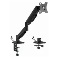 GEMBIRD MA-DA1U-01 prilagodljiv stolni kijelzőtartó kar USB-portokkal 17"-32” crno