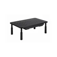 GEMBIRD MS-TABLE-D-01 Állítható monitorállvány fiókkal téglalap alakú fekete