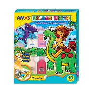 AMOS Üvegmatricafesték készlet