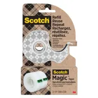3M SCOTCH Magic Duct tape metal adagolón 2 szalaggal 19mm x 13.9m transparent