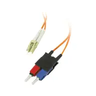 C2G Fiber Optic LC Fiber Optic SC Átalakító Narancssárga 2m 85256