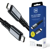 3MK Thunderbolt 4 Összekötő Fekete 1m 5903108682008