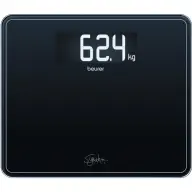 BEURER GS 410 SignatureLine glass bathroom scale fekete