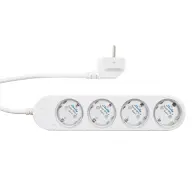 SHELLY Power Strip 4 Gen4 Elosztó 4 aljzat 1.5m fehér