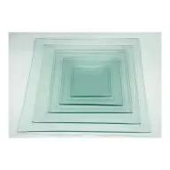 PENTART 20x20 cm négyszögletes üvegtál