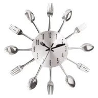 TOO CL-3046 Cutlery zidni sat srebrno
