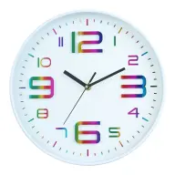 TOO CL-3436 Rainbow ceas de perete alb-colorat