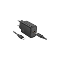 AWEI N60 Wall Charger 20W + USB Type C Cable black