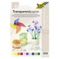 FOLIA Transzparens papír A4 115g 10 lap vegyes szín