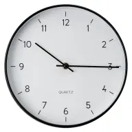 PLATINET PZSP ceas de perete cu mecanism silențios negru