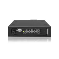 ICYDOCK ToughArmor EX MB491V5K-B U.2/U.3 NVMe SSD mobilrack fekete