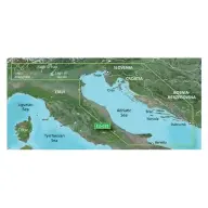 GARMIN Adriai-tenger északi partvidéke térkép BlueChart g3