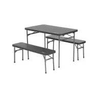 COLEMAN Pack-Away kempingasztal 2 paddal fekete