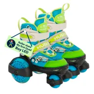 HUDORA Roller skate My First Quad LED boy size 30-33 zöld