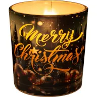 Róma christmas scented tealight in glass cup