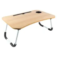 IRIS FLT-100 Folding laptop table with cup and tablet holder