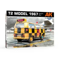 AK INTERACTIVE 1/35 VW T2 kisbusz modell reptéri változat 1967