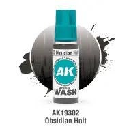 AK INTERACTIVE Acrylic Wash Obsidian Holt akril bemosó festék 18ml
