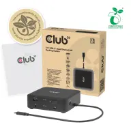 CLUB3D CSV-2542 12-1 USB-C Quad DisplayLink Docking Station