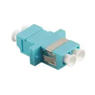 LOGILINK Száloptikai LC/LC duplex csatoló. aqua