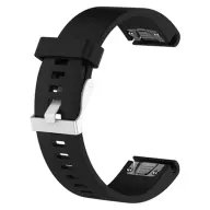 FIXED Elastic Silicone Strap for Garmin QuickFit 20mm negru