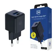 3MK Hyper GaN Charger 20W fekete