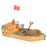 TIMELESS TOYS Kalózhajó formájú homokozó