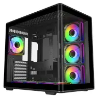 COOLERMASTER Elite 600 TG crno +7 kom ARGB ventilator