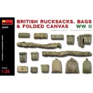 MINIART 1/35 Második világháborús hátizsák ponyva és zsák dioráma kiegészítő