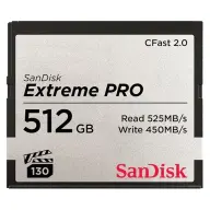 SANDISK Extreme PRO 512GB CFast 2.0 450 MB/s SDCFSP-512G-G46D