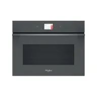 WHIRLPOOL WCW11O7FHTSSM Mikorhullámú sütő beépíthető 53L Szürke