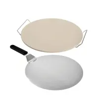 Pizza oven set (pizza stone+pizza peel)