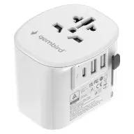 GEMBIRD TPA-EU2A1C15-01-W Universal travel adapter