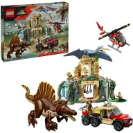 LEGO 76976 Jurassic World Spinosaurus & Quetzalcoatlus Helicopter Raid építőjáték