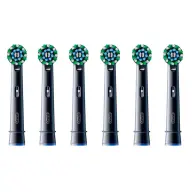 ORAL-B Pro Cross Action fogkefefej 6 darab fekete